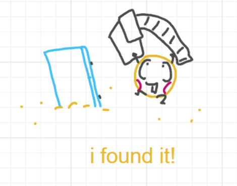 A panel from Ready Oar Knot, episode three of the Board Boards object show by Furretwalk/WalkingFurret.